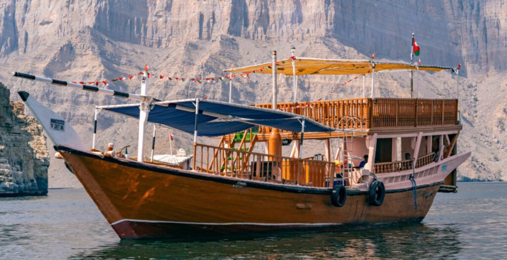 Dhow cruise in the Musandam fjords