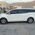Private 7 seater Kia Sedona for the all inclusive Musandam overnight dhow cruise from Dubai